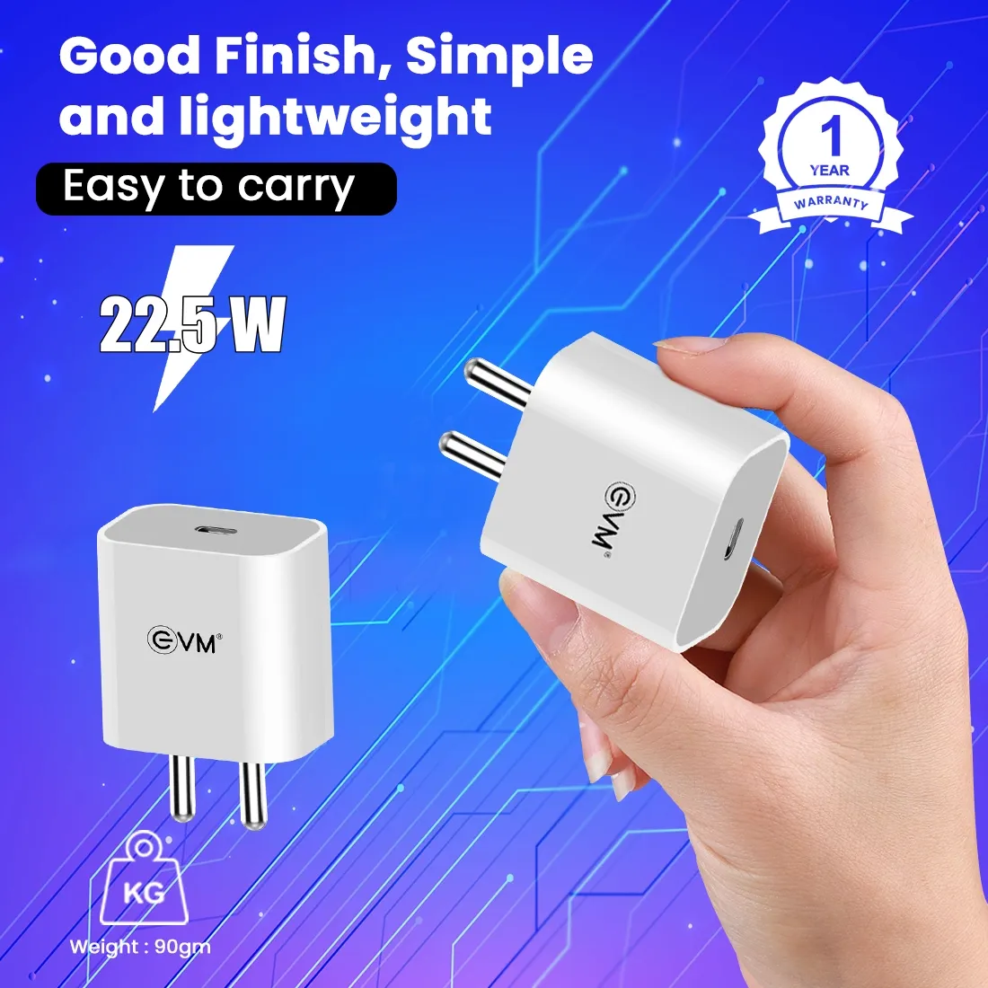 EVM EnPower Mobile PD Charger (Without Cable) 22.5W view 4